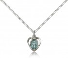 Miraculous Medal, Sterling Silver