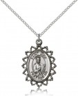 St. Jude Medal, Sterling Silver
