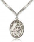 St. Thomas of Villanova Medal, Sterling Silver, Large