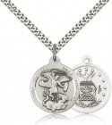 St. Michael Air Force Medal, Sterling Silver