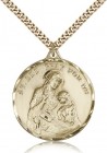 St. Ann Medal, Gold Filled