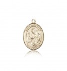 St. Alphonsus Medal, 14 Karat Gold, Medium