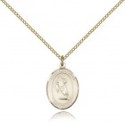 St. Sebastian Rugby Medal, Gold Filled, Medium