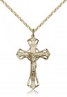 Crucifix Pendant, Gold Filled