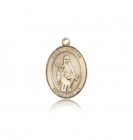 St. Amelia Medal, 14 Karat Gold, Medium