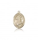 St. Catherine of Bologna Medal, 14 Karat Gold, Medium