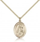 St. Nicholas Medal, Gold Filled, Medium