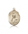 St. John Neumann Medal, 14 Karat Gold, Large