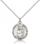 Our Lady of Loretto Medal, Sterling Silver