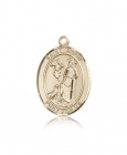 St. Roch Medal, 14 Karat Gold, Large