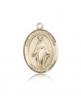 Our Lady of Lebanon Medal, 14 Karat Gold, Large