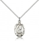 St. Pio of Pietrelcina Medal, Sterling Silver