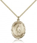 Miraculous Medal, Gold Filled