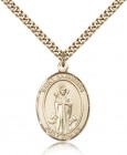 St. Barnabas Medal, Gold Filled, Large