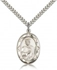 St. Jude Medal, Sterling Silver