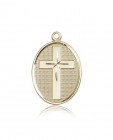 Cross Pendant, 14 Karat Gold
