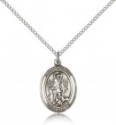 St. Lazarus Medal, Sterling Silver, Medium
