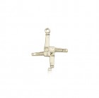 St. Brigid Cross Pendant, 14 Karat Gold