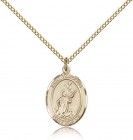 St. Tarcisius Medal, Gold Filled, Medium