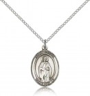 St. Odilia Medal, Sterling Silver, Medium