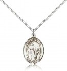 St. Susanna Medal, Sterling Silver, Medium