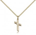 Cross Pendant, Gold Filled