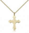 Cross Pendant, Gold Filled