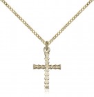 Cross Pendant, Gold Filled
