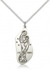 Ave Maria Medal, Sterling Silver