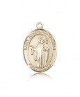 St. Joseph the Worker Medal, 14 Karat Gold, Large