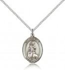 St. Rachel Medal, Sterling Silver, Medium
