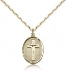 Cross Pendant, Gold Filled