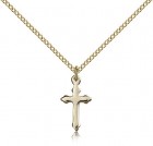 Cross Pendant, Gold Filled