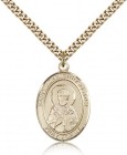 St. John Chrysostom Medal, Gold Filled, Large