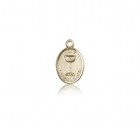 Holy Communion Medal, 14 Karat Gold