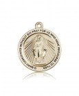 Miraculous Medal, 14 Karat Gold