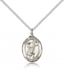 St. Stephanie Medal, Sterling Silver, Medium