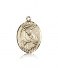 St. Rose of Lima Medal, 14 Karat Gold, Large