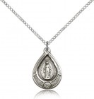 Miraculous Medal, Sterling Silver