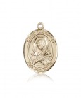 Mater Dolorosa Medal, 14 Karat Gold, Large