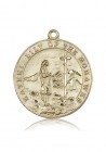 St. Kateri Medal, 14 Karat Gold
