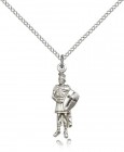 St. Florain Medal, Sterling Silver