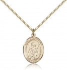 St. Athanasius Medal, Gold Filled, Medium