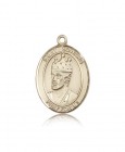 St. Edward the Confessor Medal, 14 Karat Gold, Large