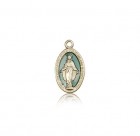 Miraculous Medal, 14 Karat Gold