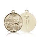 Pope John Paul II Vatican Medal, 14 Karat Gold