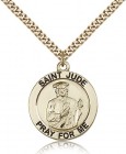 St. Jude Medal, Gold Filled