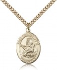 St. Francis Xavier Medal, Gold Filled, Large