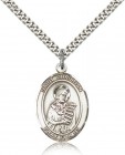 St. Christian Demosthenes Medal, Sterling Silver, Large