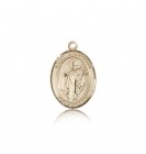 St. Wolfgang Medal, 14 Karat Gold, Medium